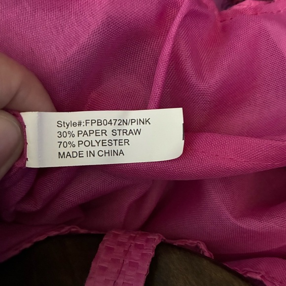 Cruise Club  Pink and Purple Paisley Print Women's Y2K Vibe Bag - Picture 3 of 4